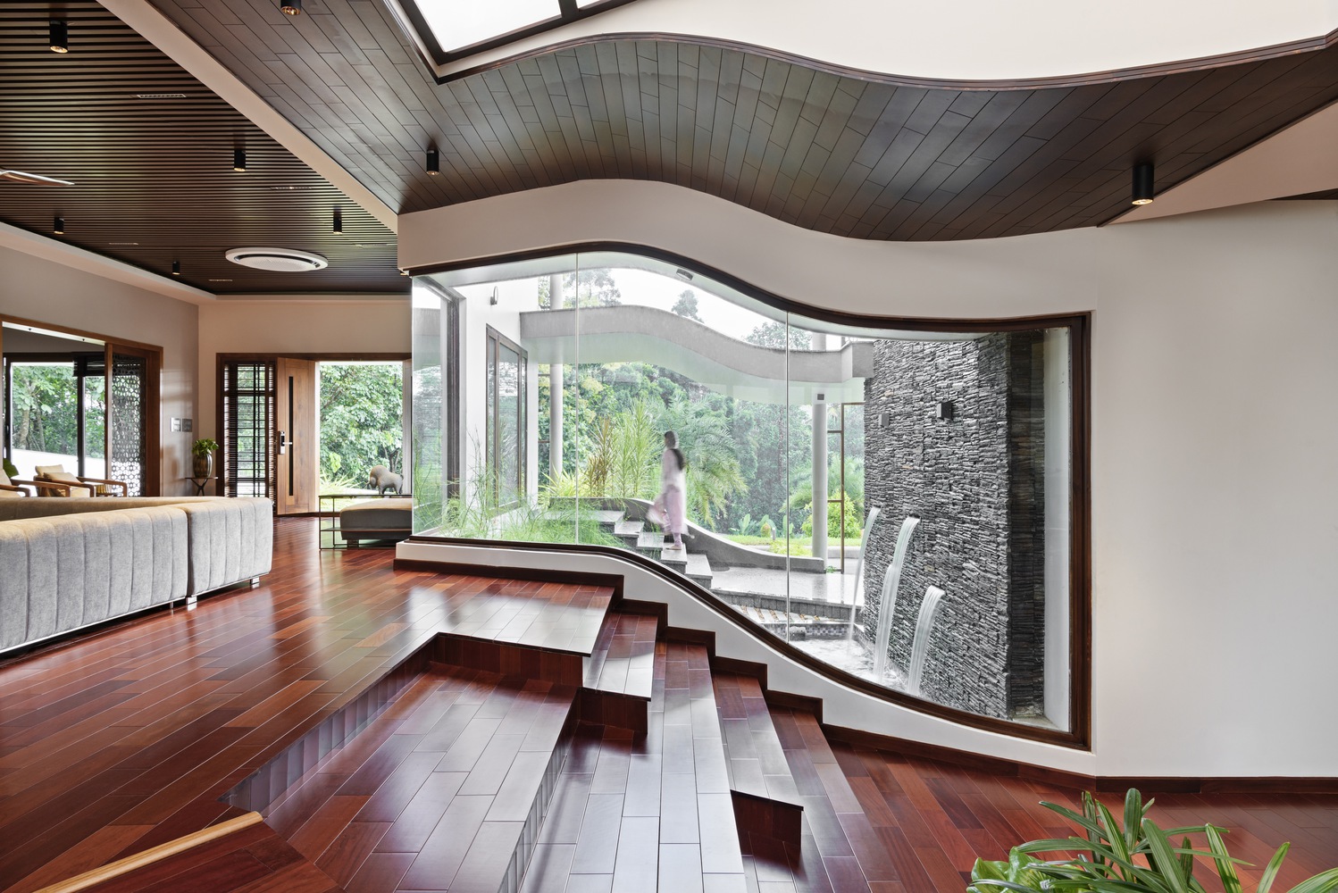 印度 Contour House · 与自然共生的现代庄园丨Archimatrix India Associates-19