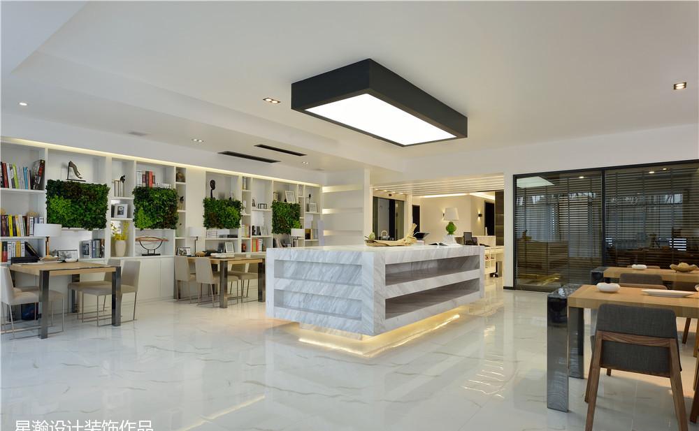 星瀚公司前台会客厅设计-2