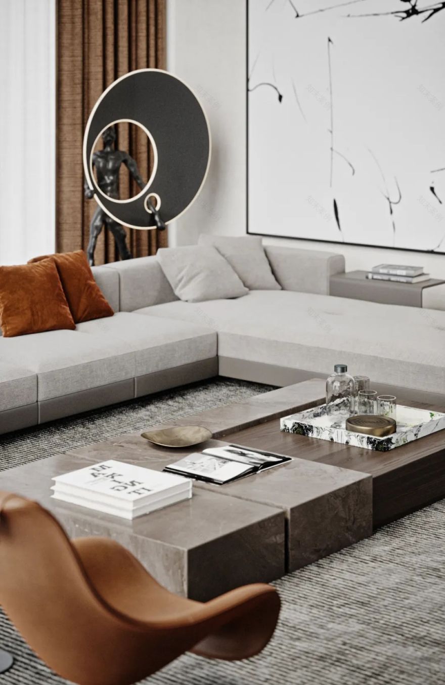 1600㎡意式简约独栋别墅,把生活过成“纪录片”,格调与奢华全都要-13