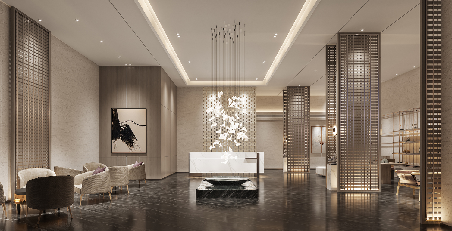 工装办公室会所设计（免费赠送施工）-2