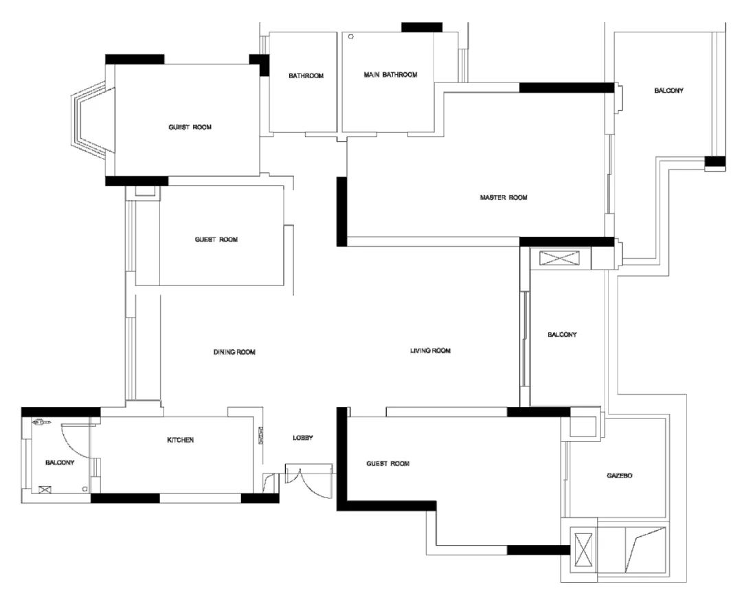 重庆江与城 150 平文艺休闲大宅设计-43