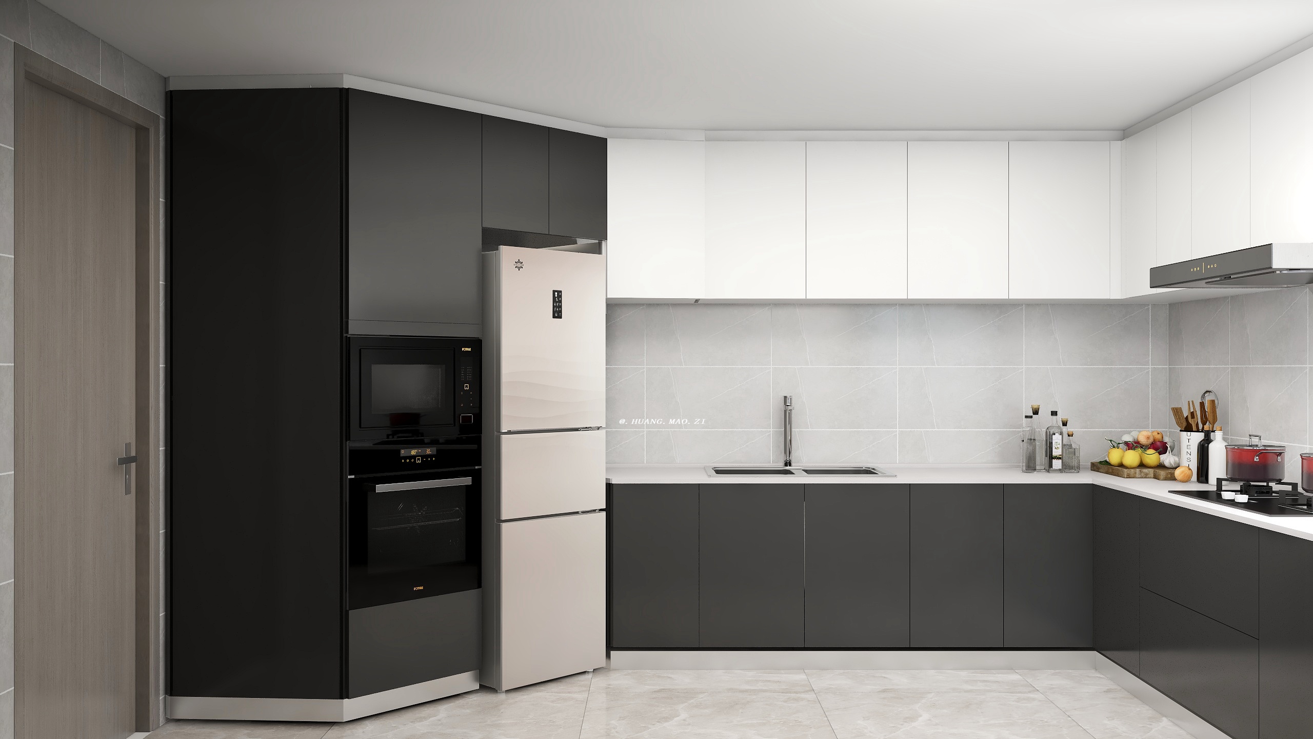 爱格 u702 打造金桂园全屋定制原创设计-4