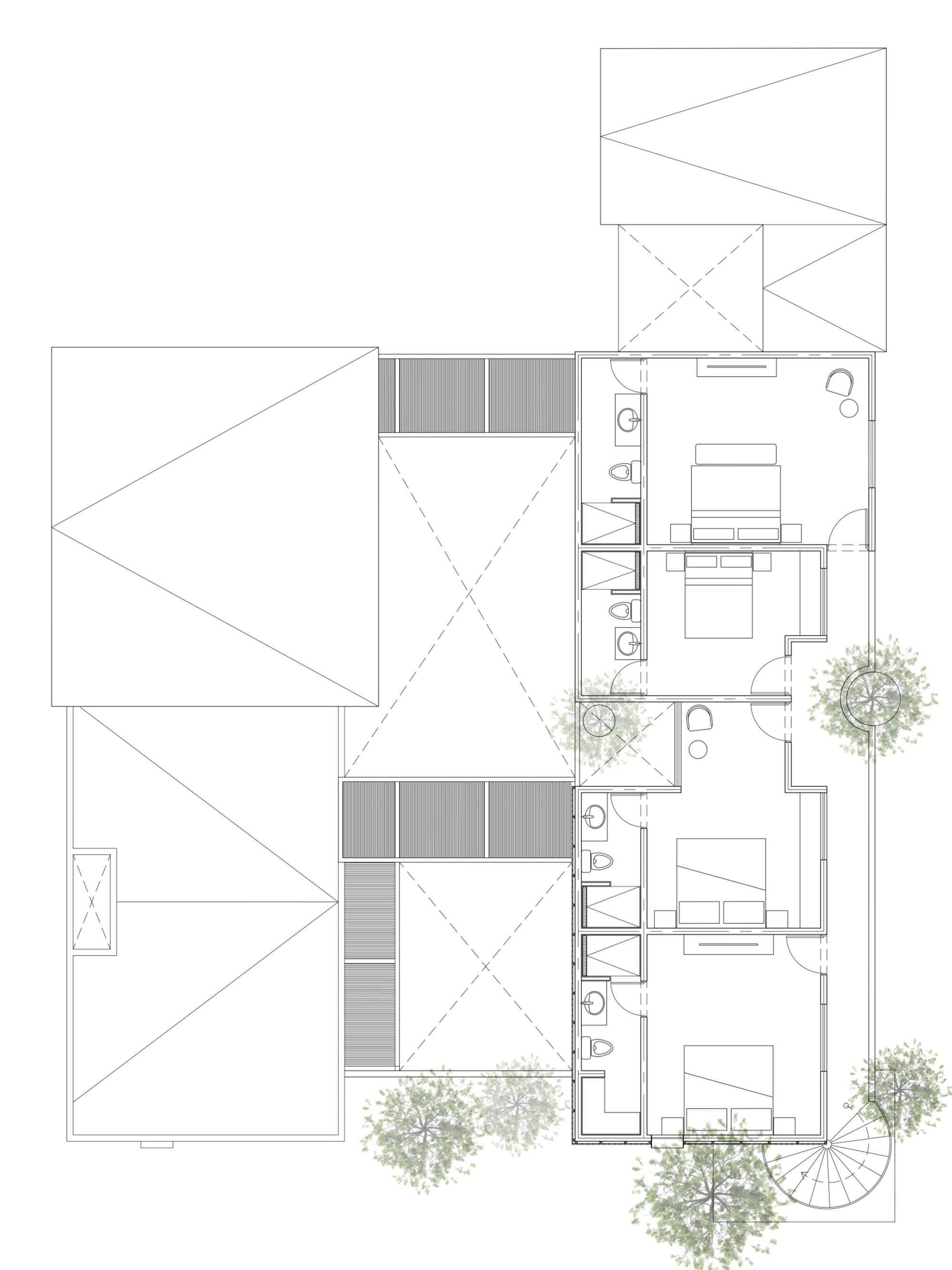 庭院式住宅丨墨西哥丨herchell arquitectos-31