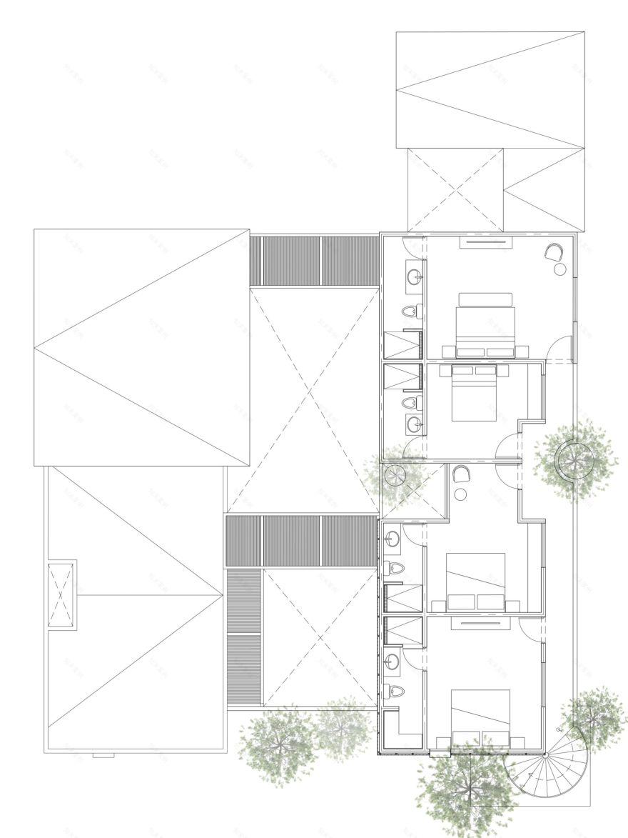 庭院式住宅丨墨西哥丨herchell arquitectos-31