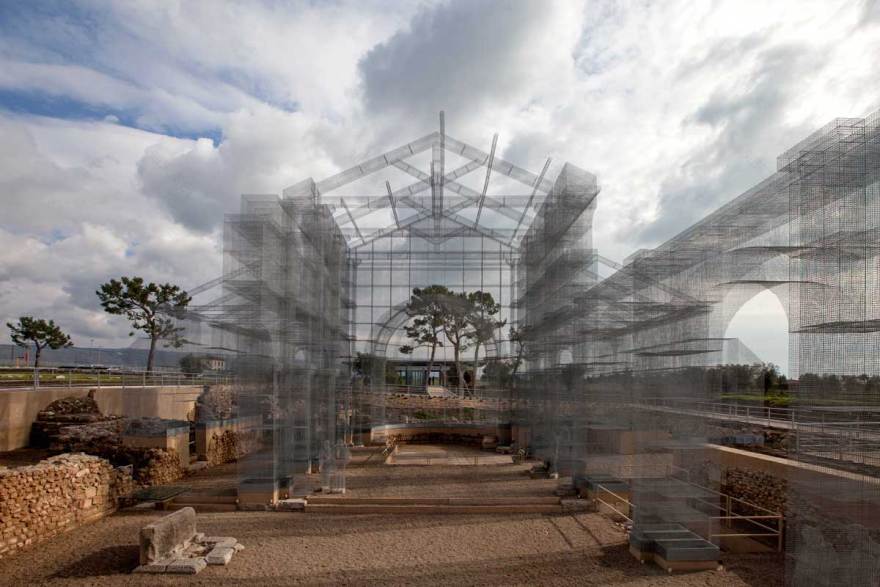 用铁丝网重建的古罗马早期基督教教堂雕塑丨意大利丨Edoardo Tresoldi-34