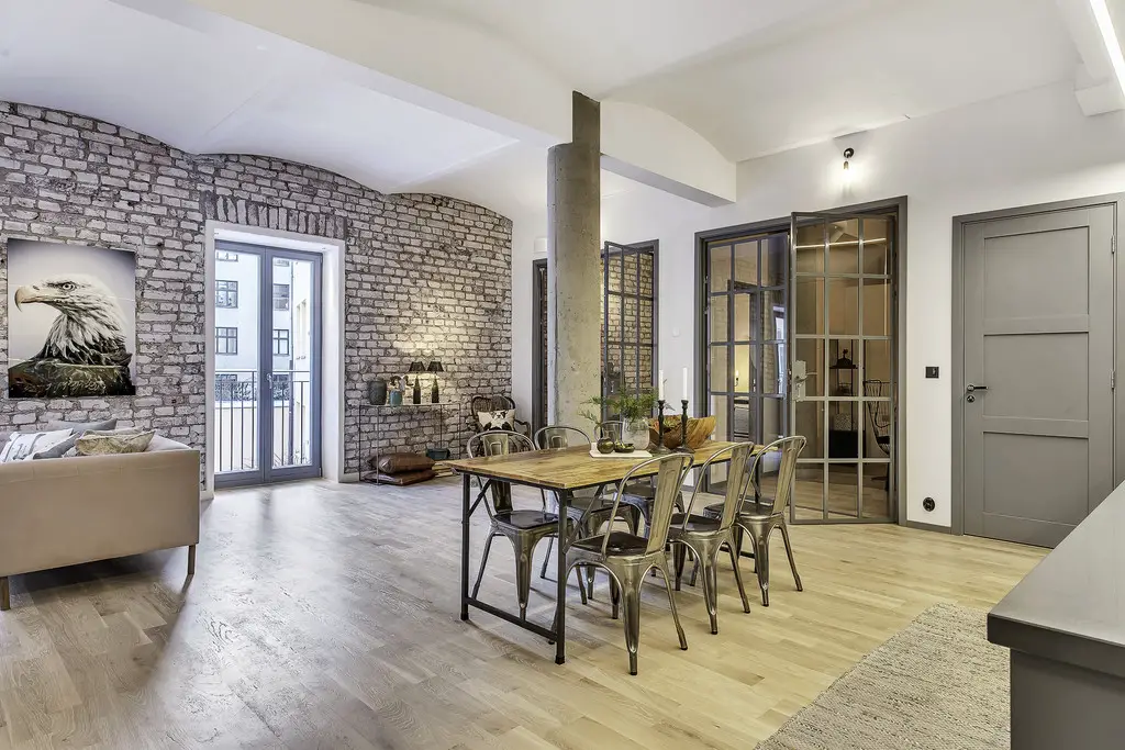 浪漫工业风格 loft 设计-1