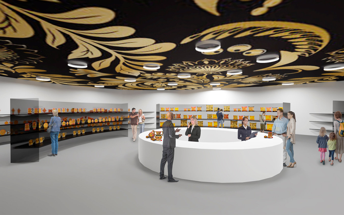 хохлома 民族工艺展览馆丨俄罗斯莫斯科-17