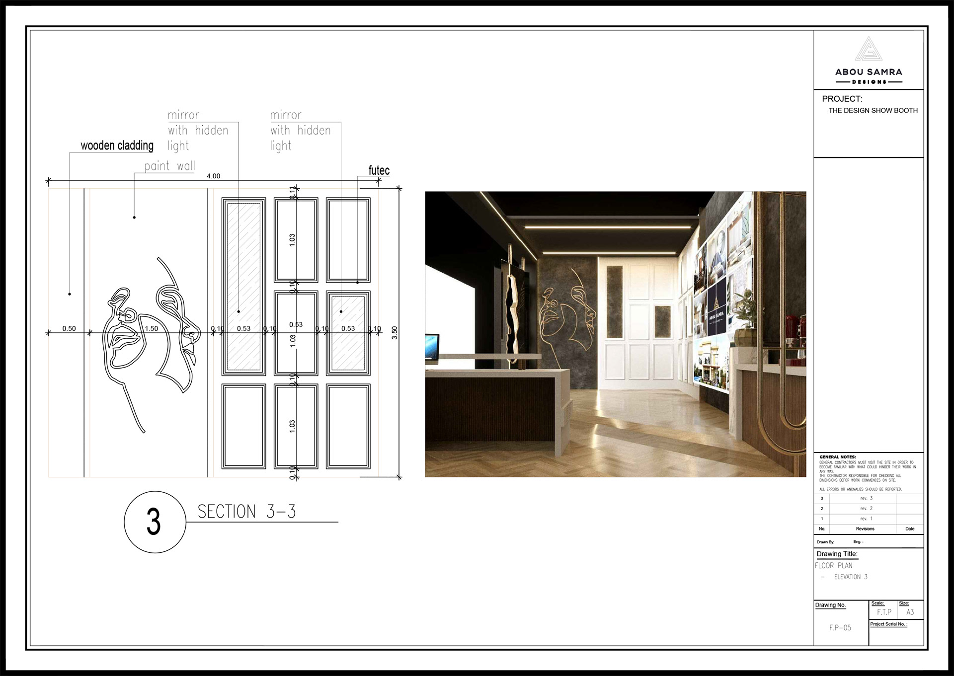WORKING DRAWING FOR BOOTH DESIGN-5