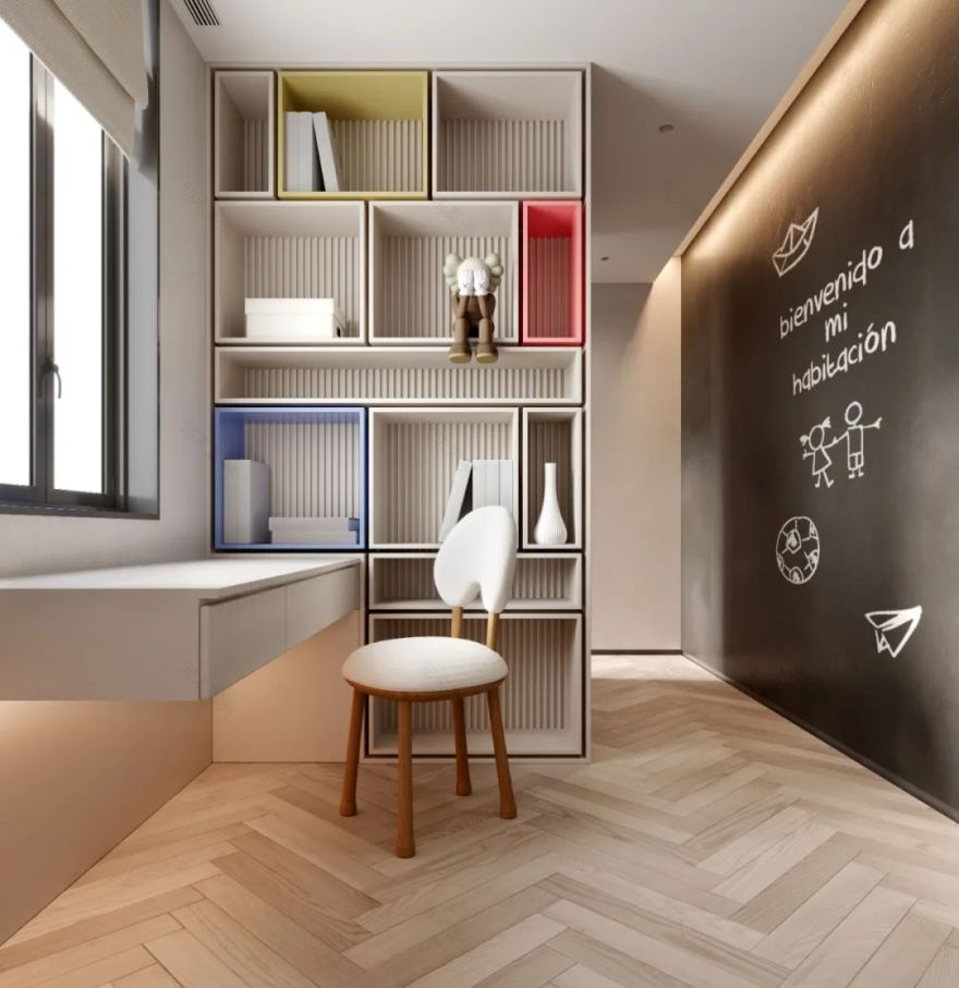 温暖原木,光影流动的家-15