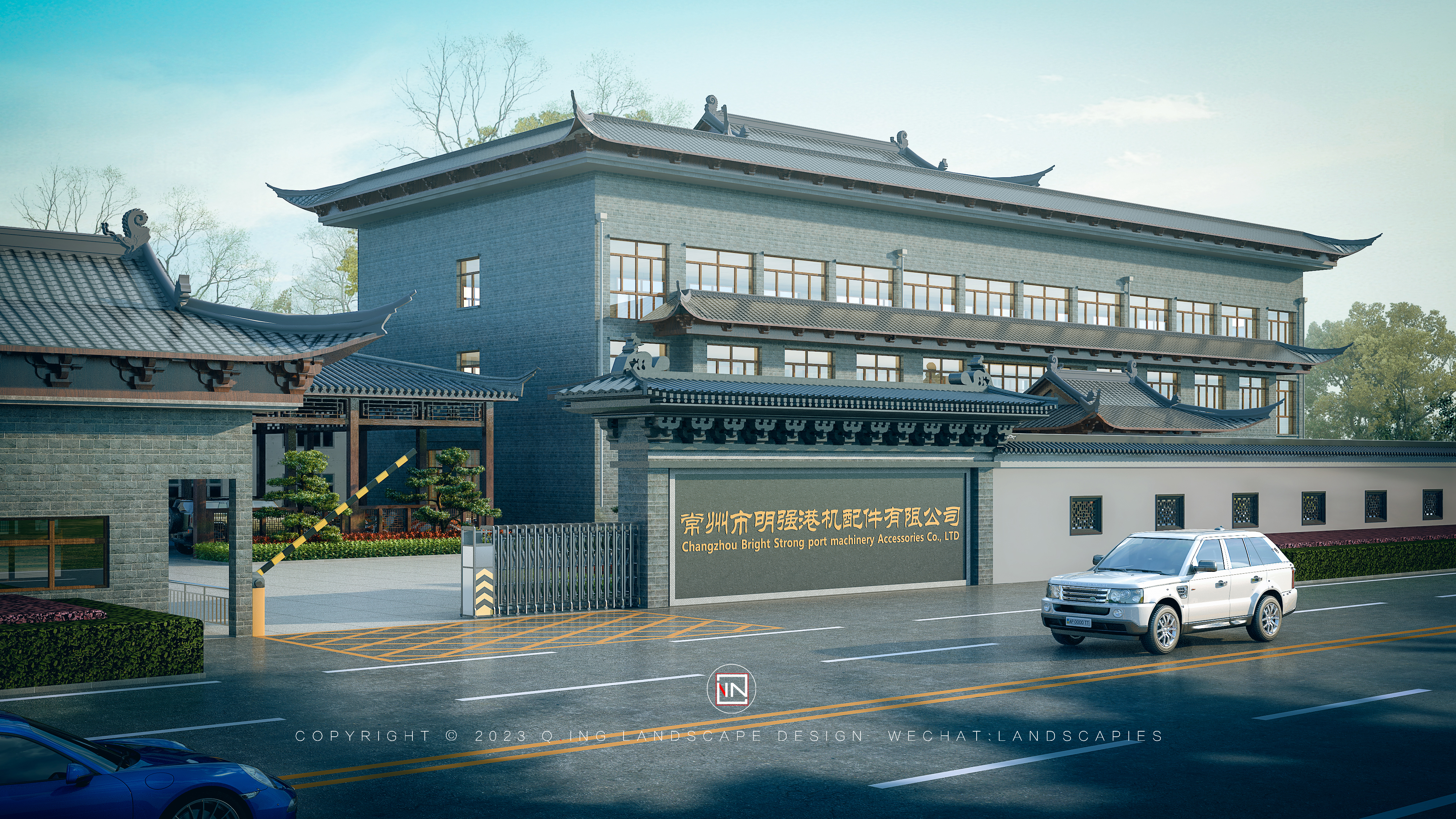 建筑外立面改造及新建古建项目-1