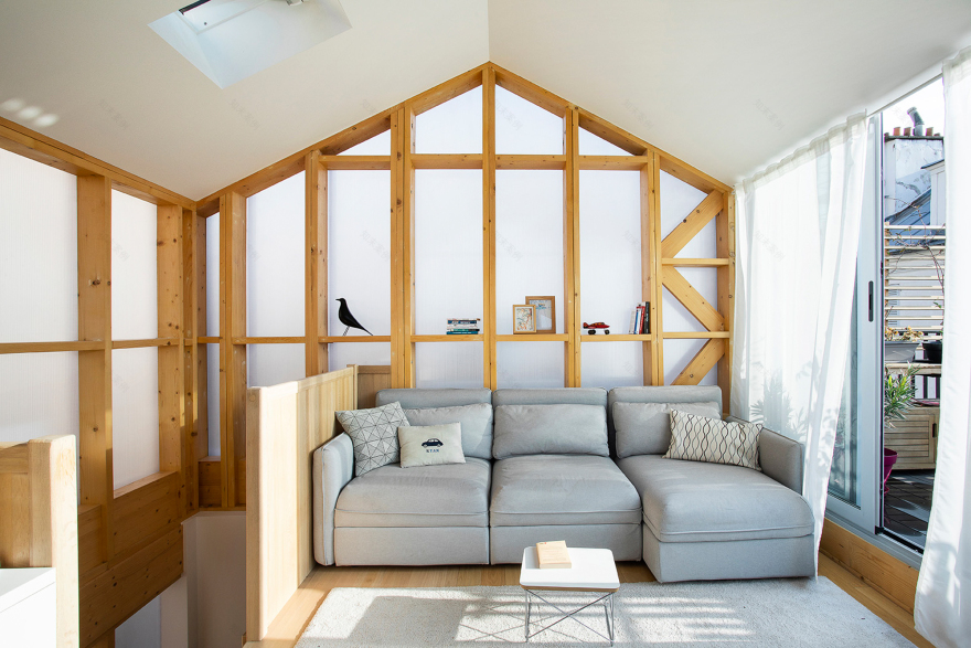 巴黎屋顶加建项目丨法国巴黎丨JAVA Architecture-14