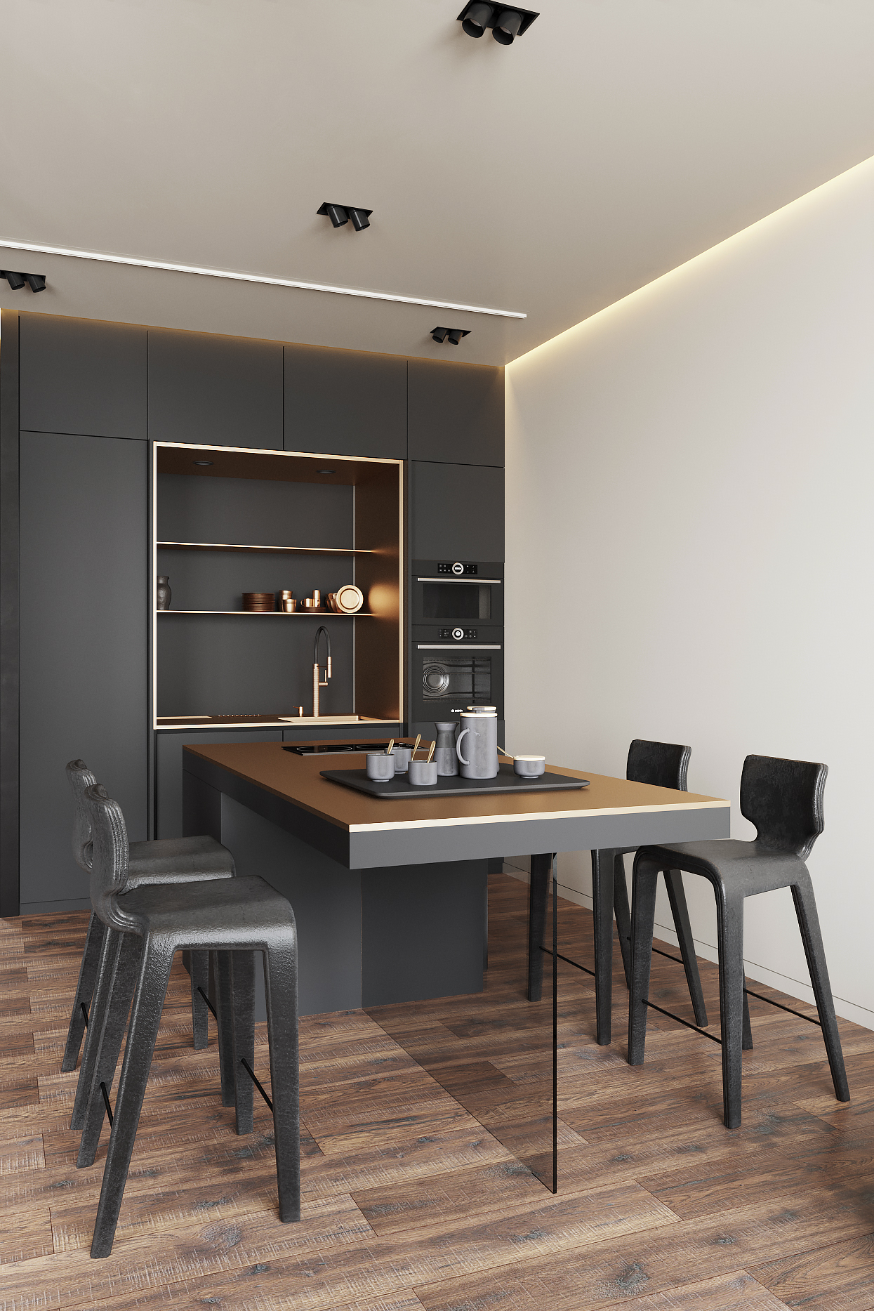 Kiev 公寓设计丨乌克兰基辅丨Katerina Zubkova-7