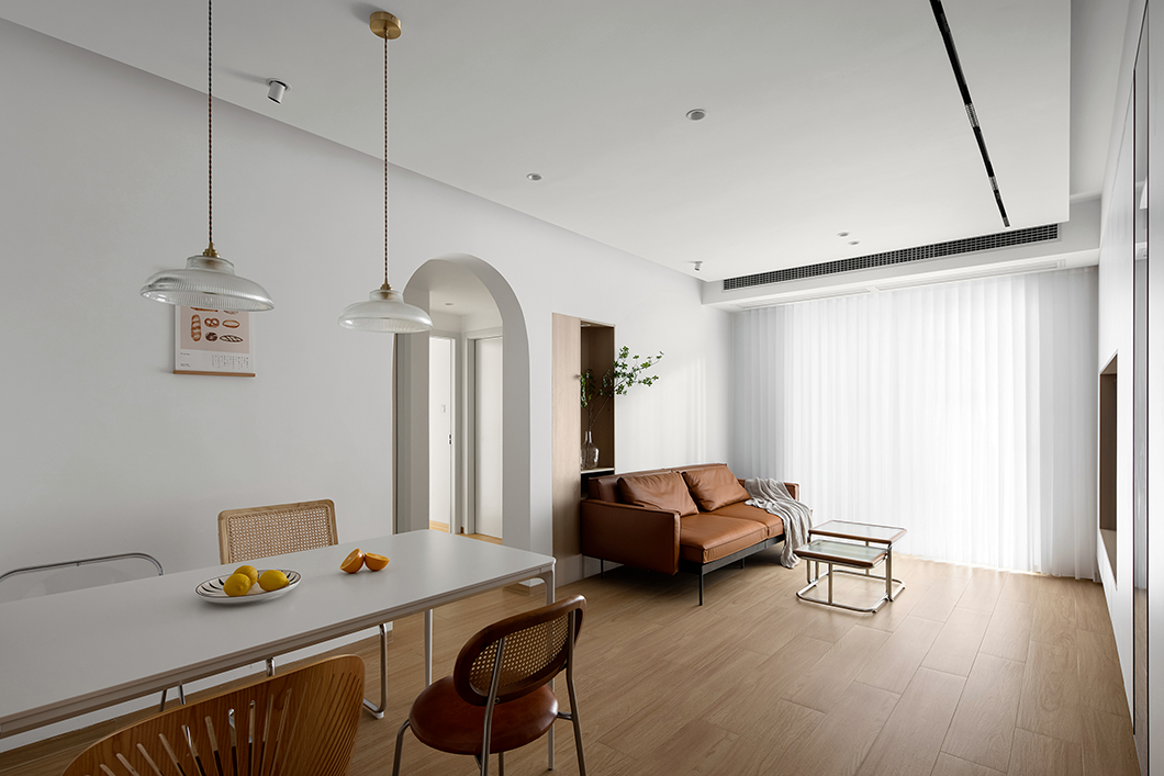 东莞海德·琥珀台 90㎡简约明亮私宅设计丨中国东莞丨六品设计-10