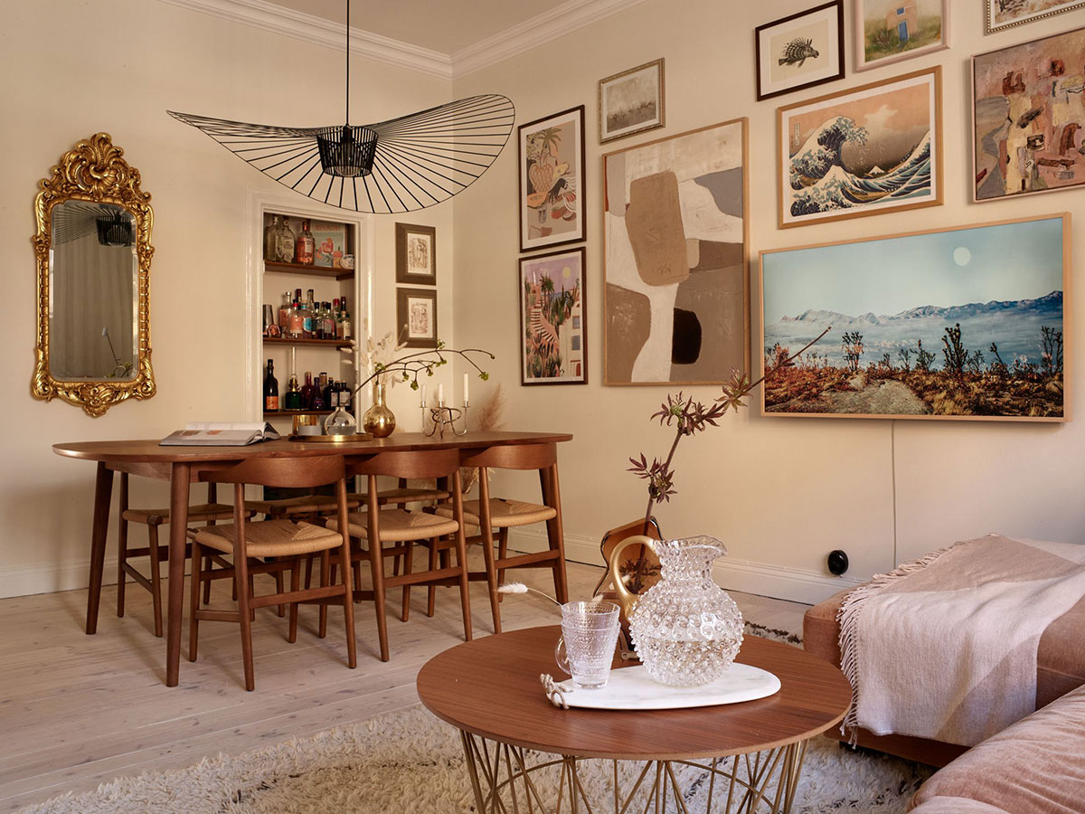 暖阳映照的斯德哥尔摩公寓-1