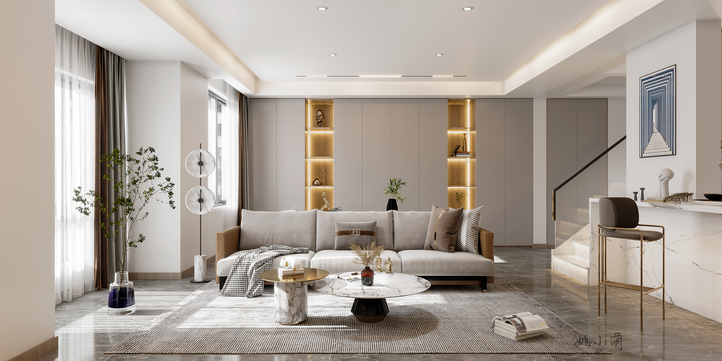 简约现代风温馨舒适家-3