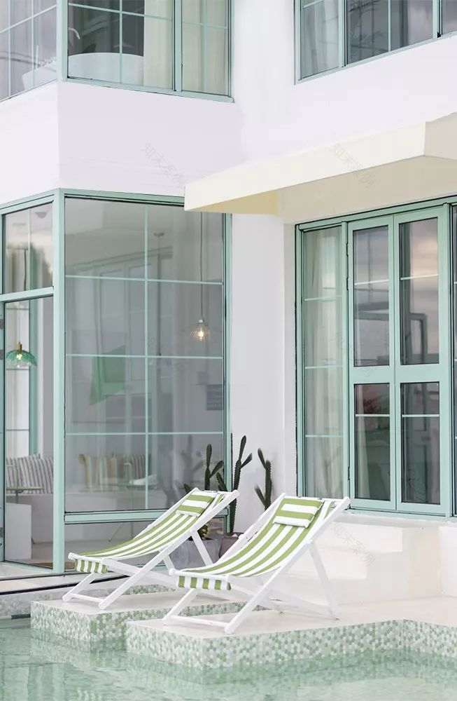 薄荷绿,泳池、星空房、落地窗、浴缸一个都不能少!-50