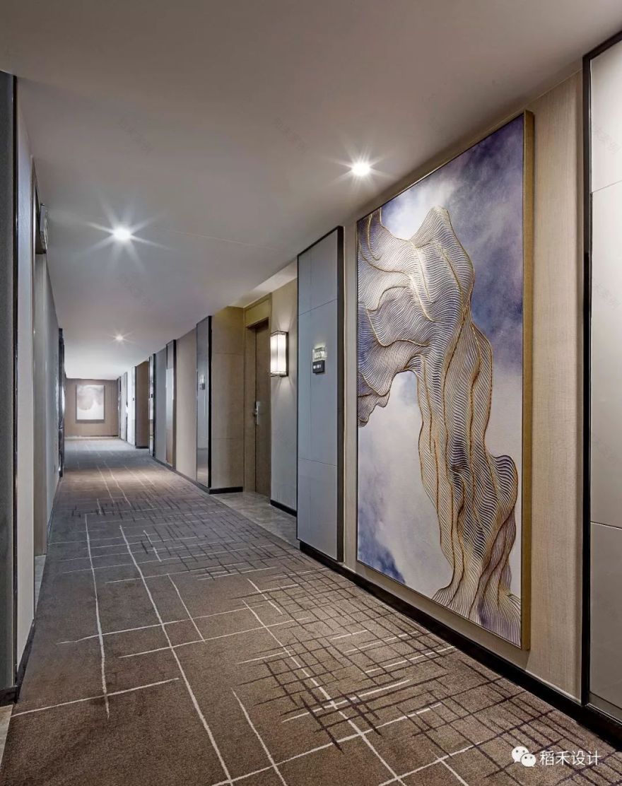 暖棕色调打造温馨空间——鸿宝大酒店室内设计-17