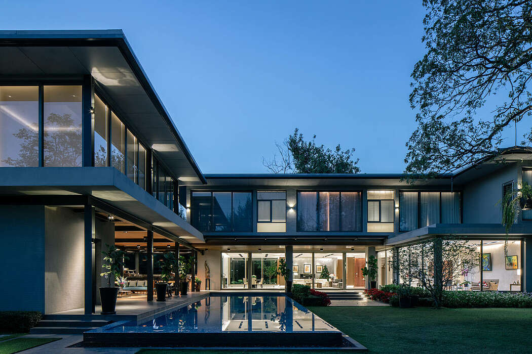 曼谷绿意住宅，诠释热带现代生活-11