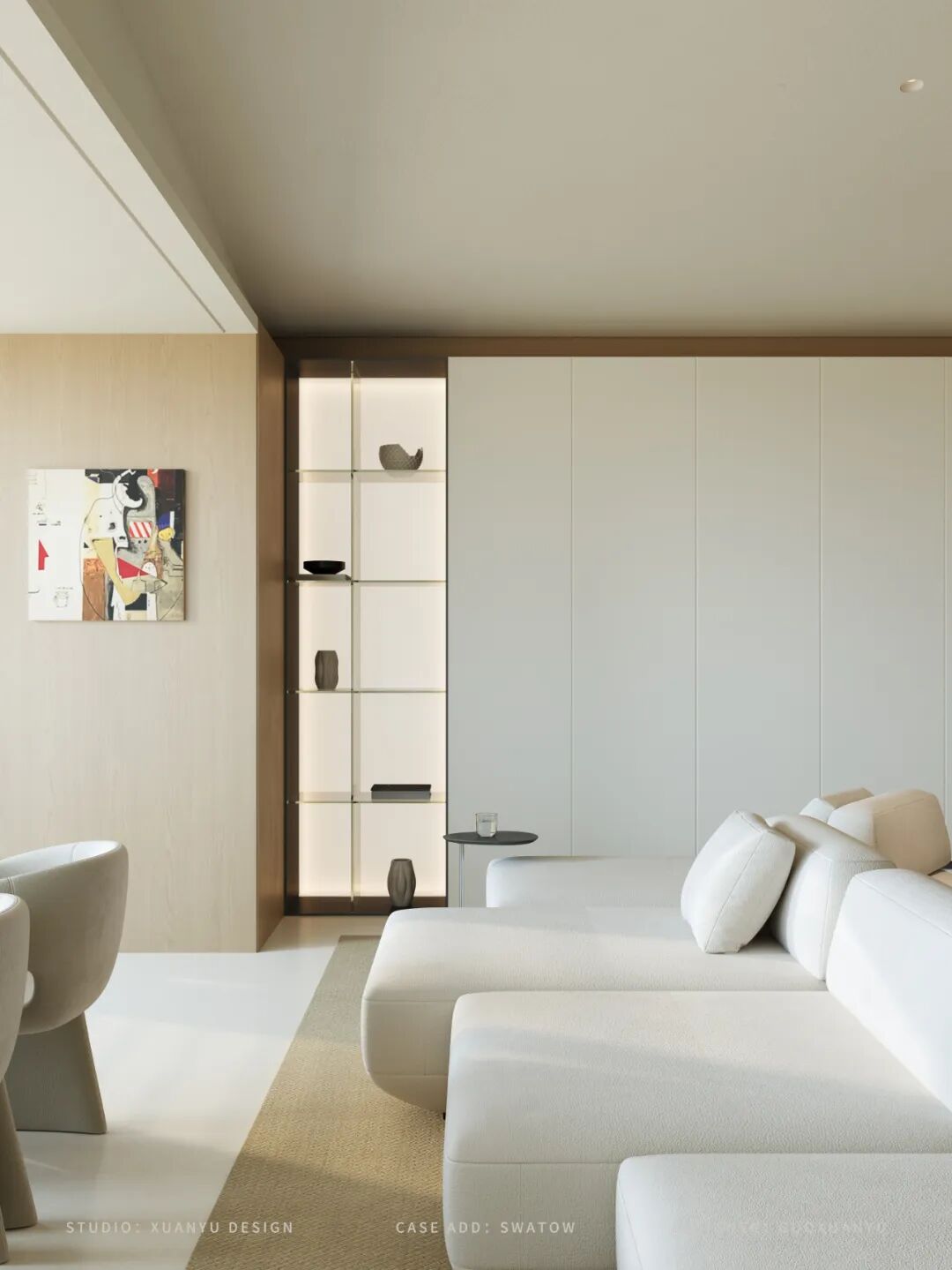 轩宇设计I自然主义—雅颂湾143m²-18