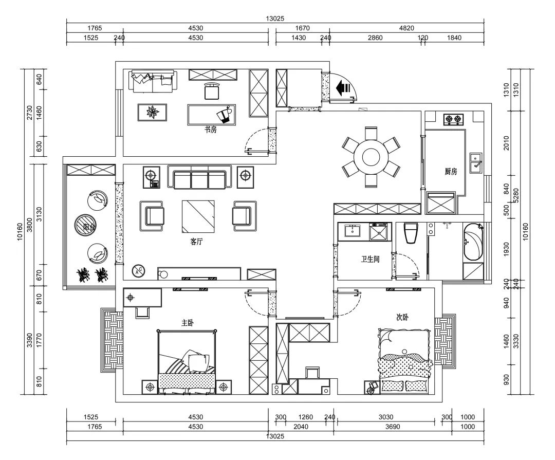 现代风格温馨住宅设计丨南京铭望家装-11