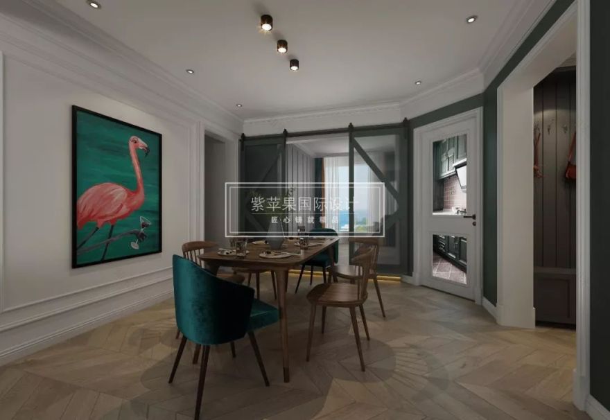 金科江湖海 134㎡简美风,复古又时尚的戏剧演绎-34