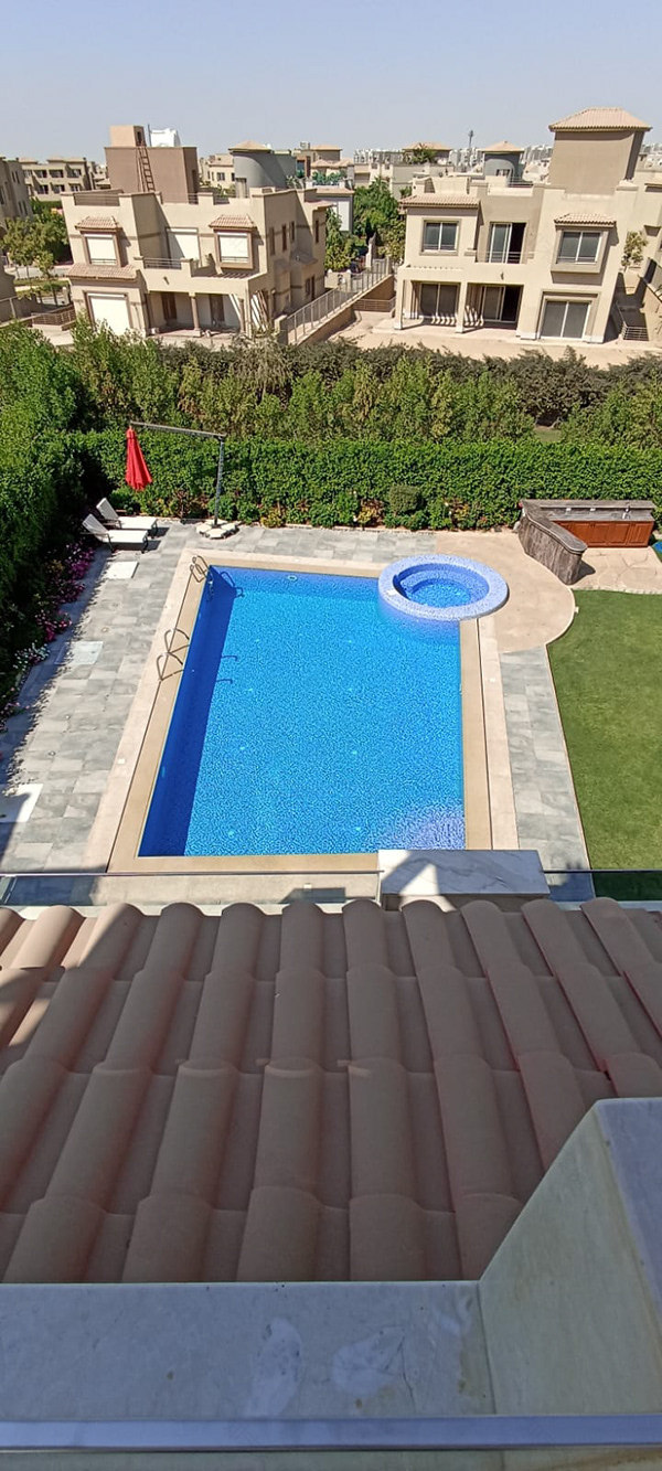 现代别墅泳池,按摩浴缸和桑拿房丨埃及开罗-24