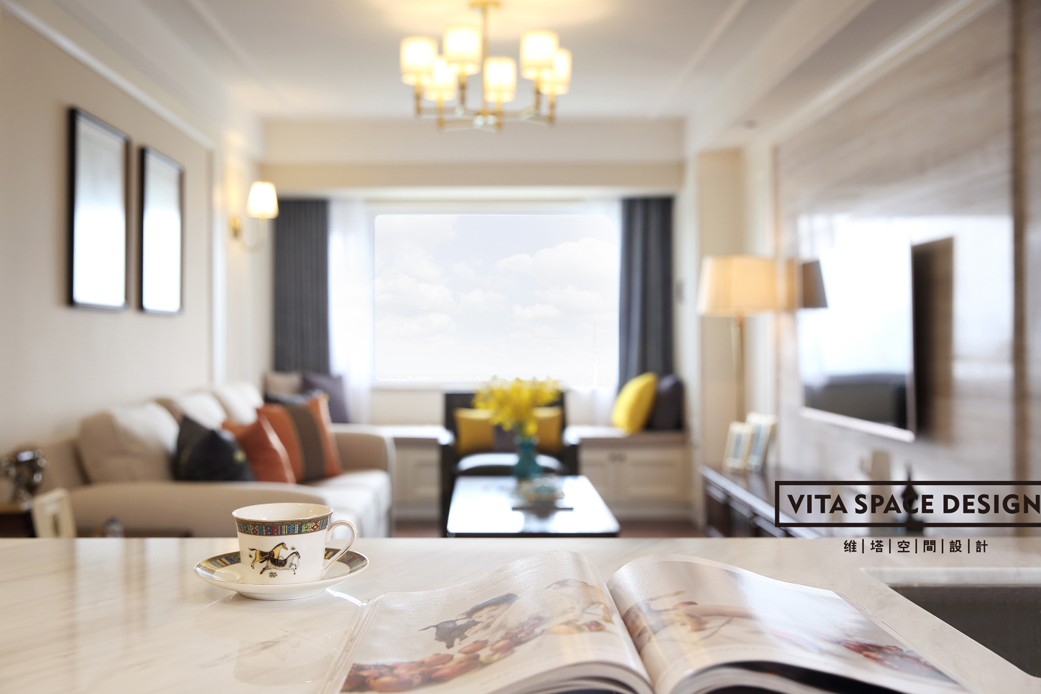 平层丨(轻美式)生活里的温度·维塔空间设计-4