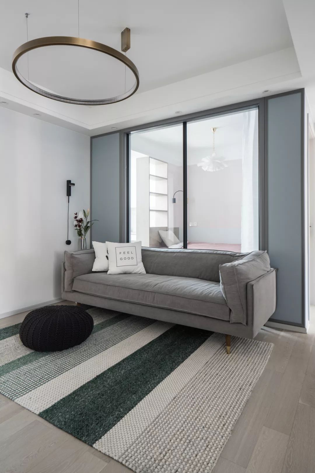 80 平现代简约三房,二胎家庭舒适升级-1