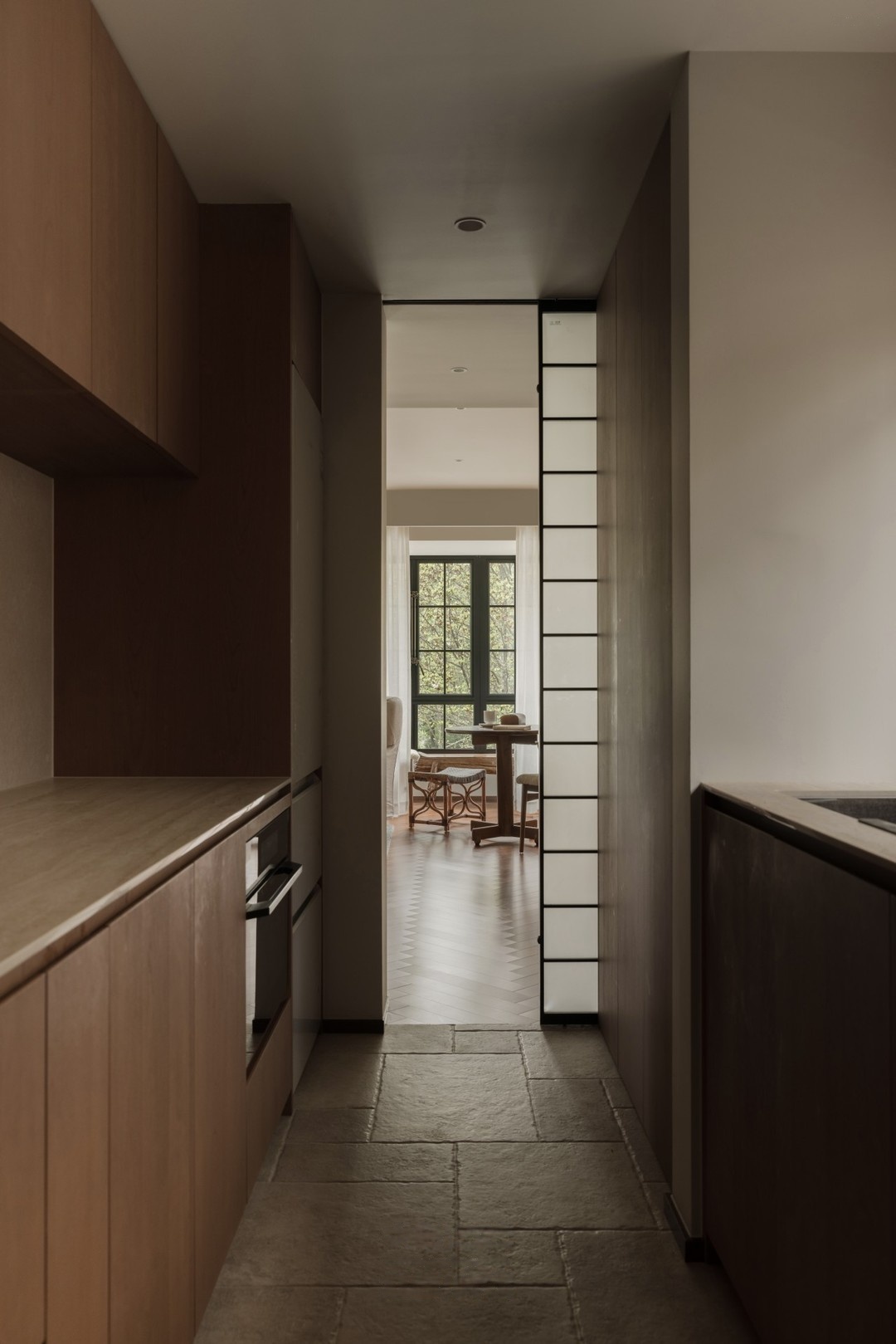 拾光悠然设计  移步异景的东方美学独居住宅设计-38