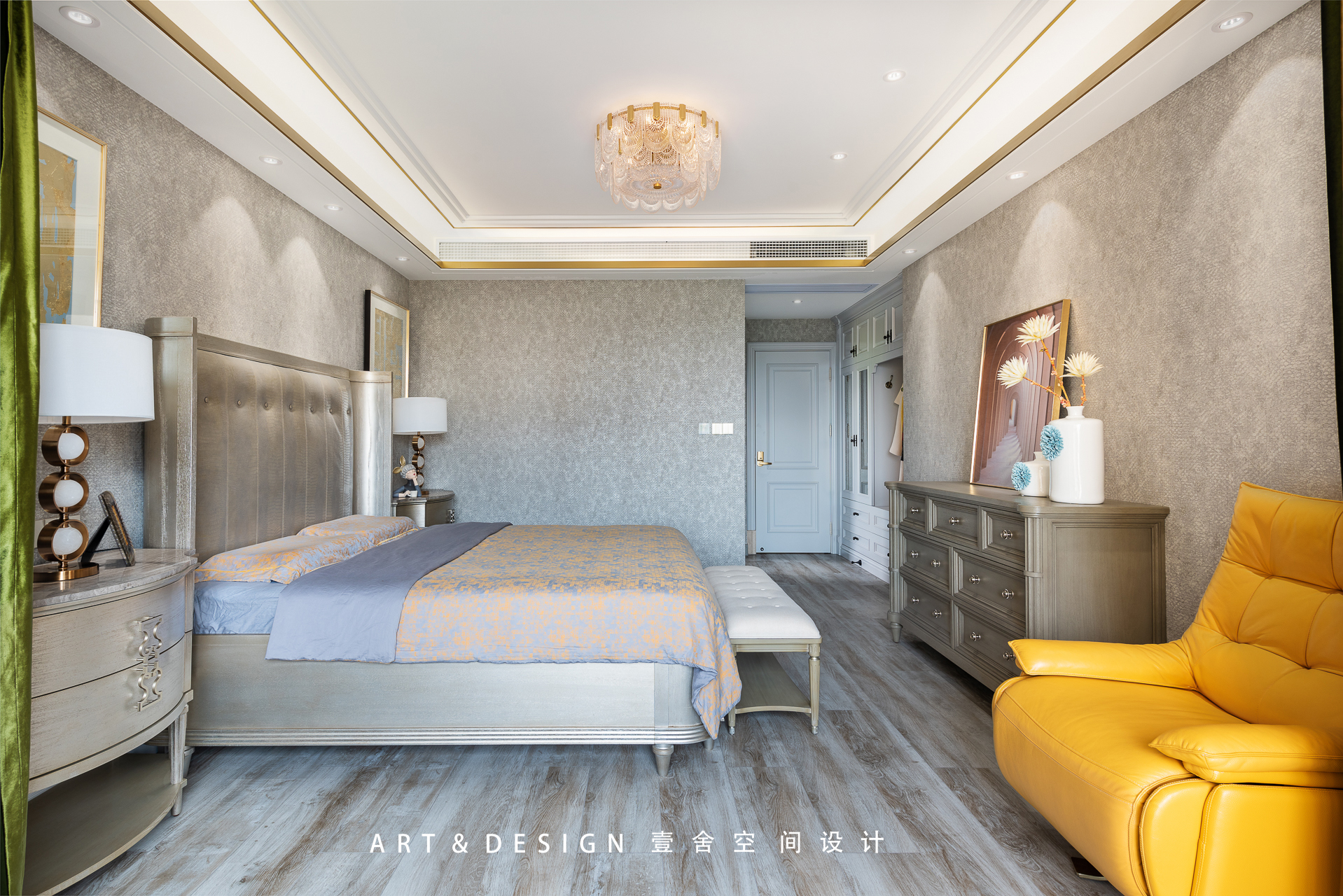 欧式风格套房设计丨中国十堰丨十堰壹舍全案设计中心-32