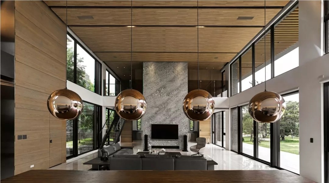 现代风挑高别墅,打造生活艺术馆-19
