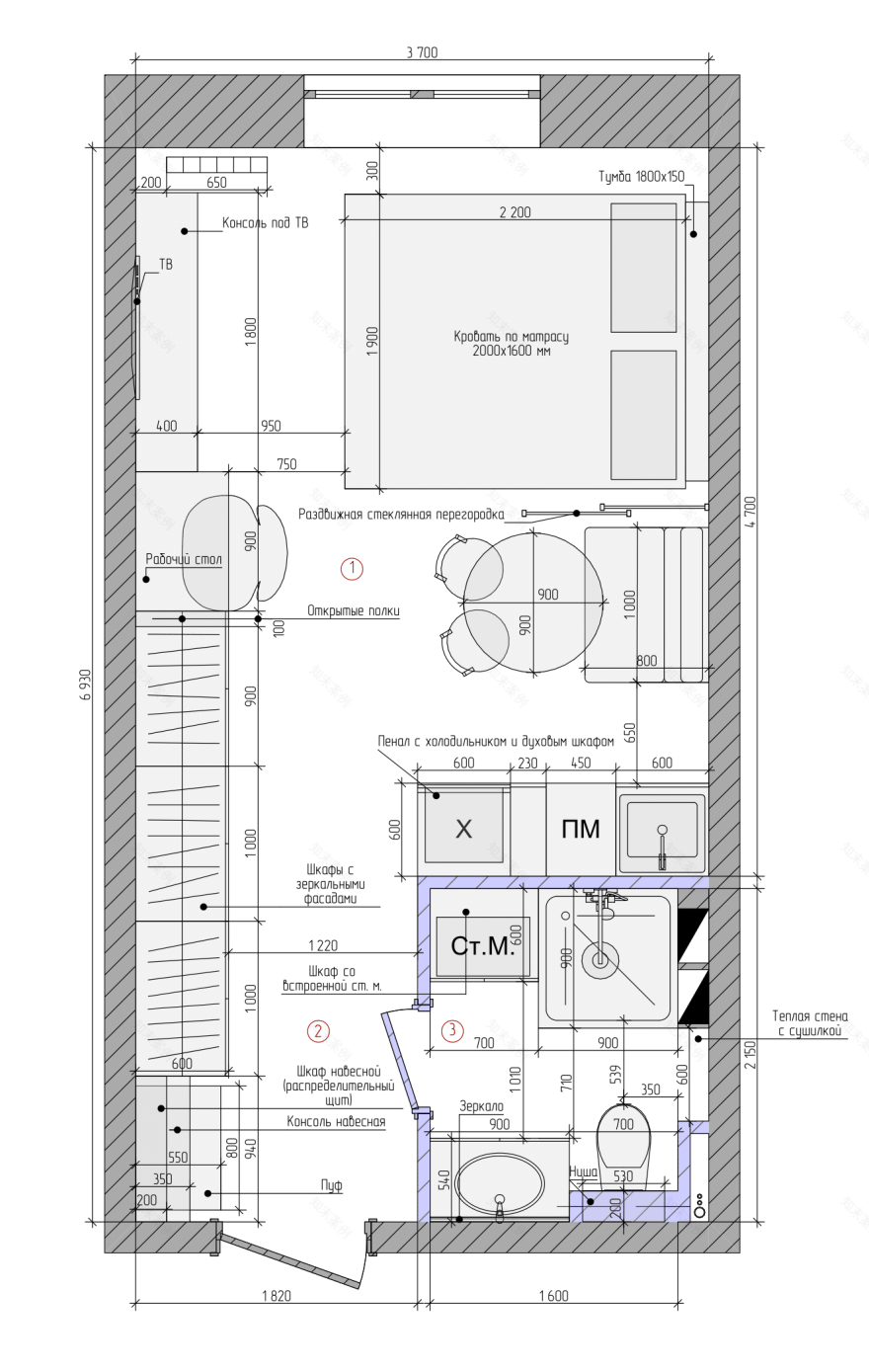 25平温馨二人“家庭小窝”室内设计-6