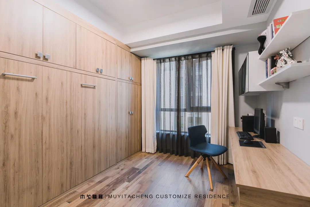 协信阿卡迪亚现代简约美宅丨中国重庆丨木艺踏程全屋定制-43