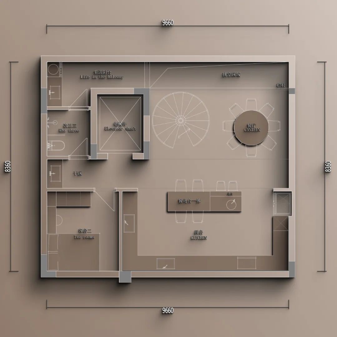 康桥融府法式优雅设计丨中国重庆丨琢信装饰-28