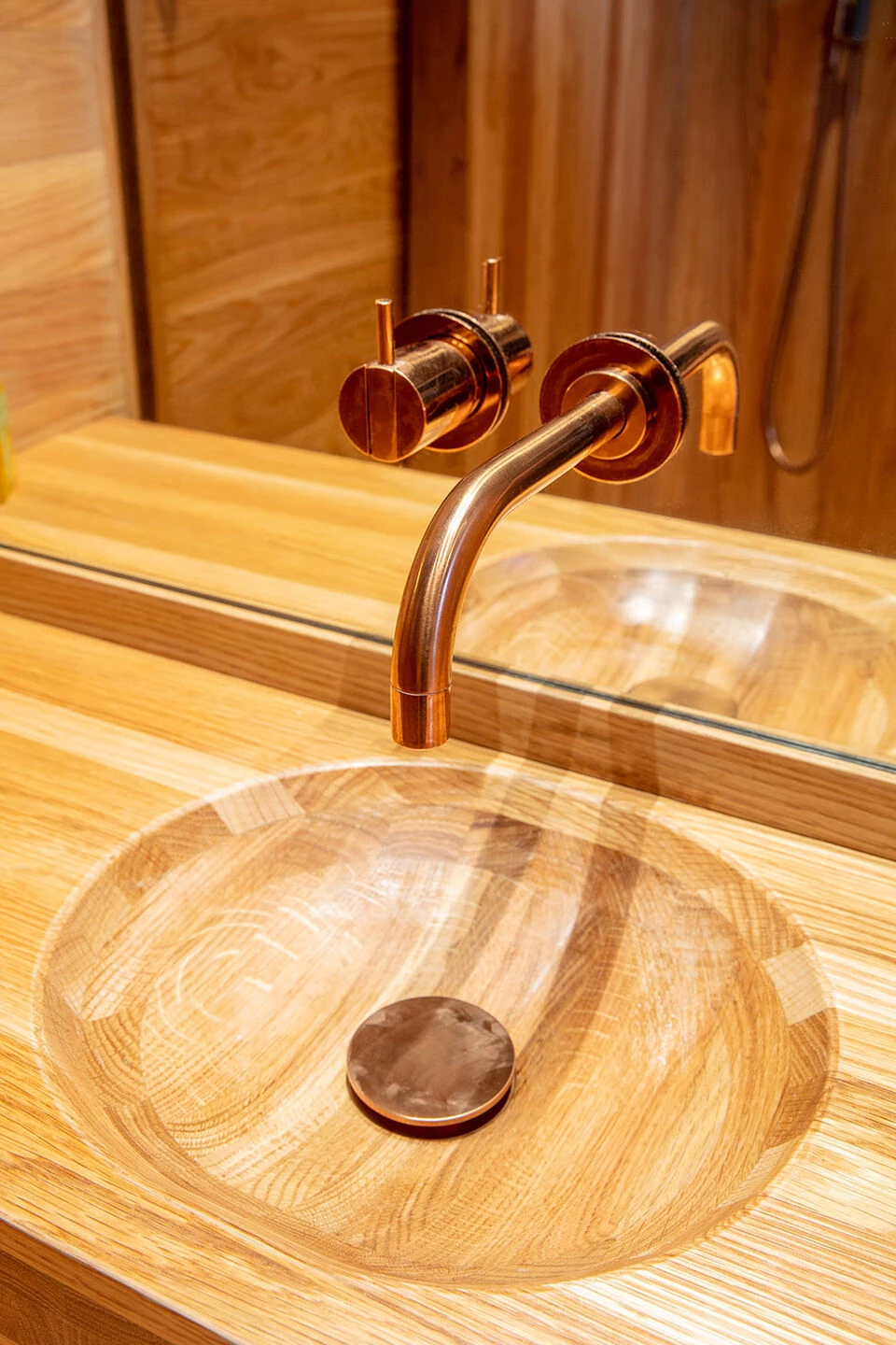 温湿度调节的木质浴室-25