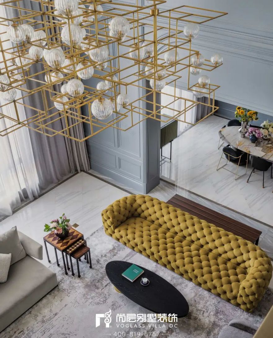 尚层装饰×壹号庄园 | 780㎡现代法式别墅装修,回归纯粹极致的生活-37