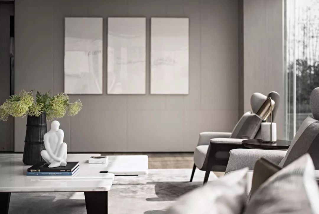 静谧高级灰 | 长沙卓越青竹湖售楼处设计鉴赏-51