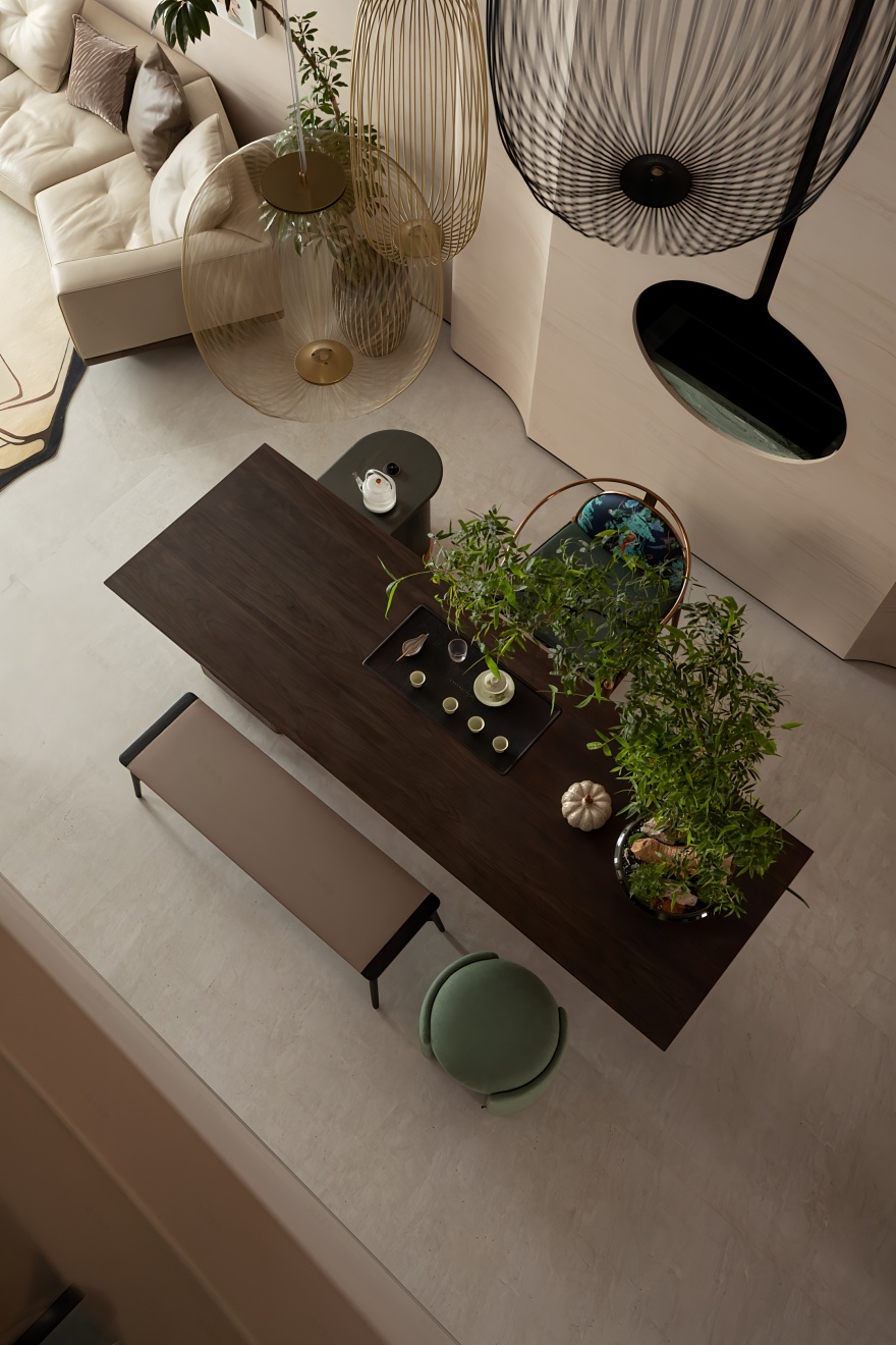 杭州富春壹号院660m²• 归于自在|品冠设计丨中国杭州-23