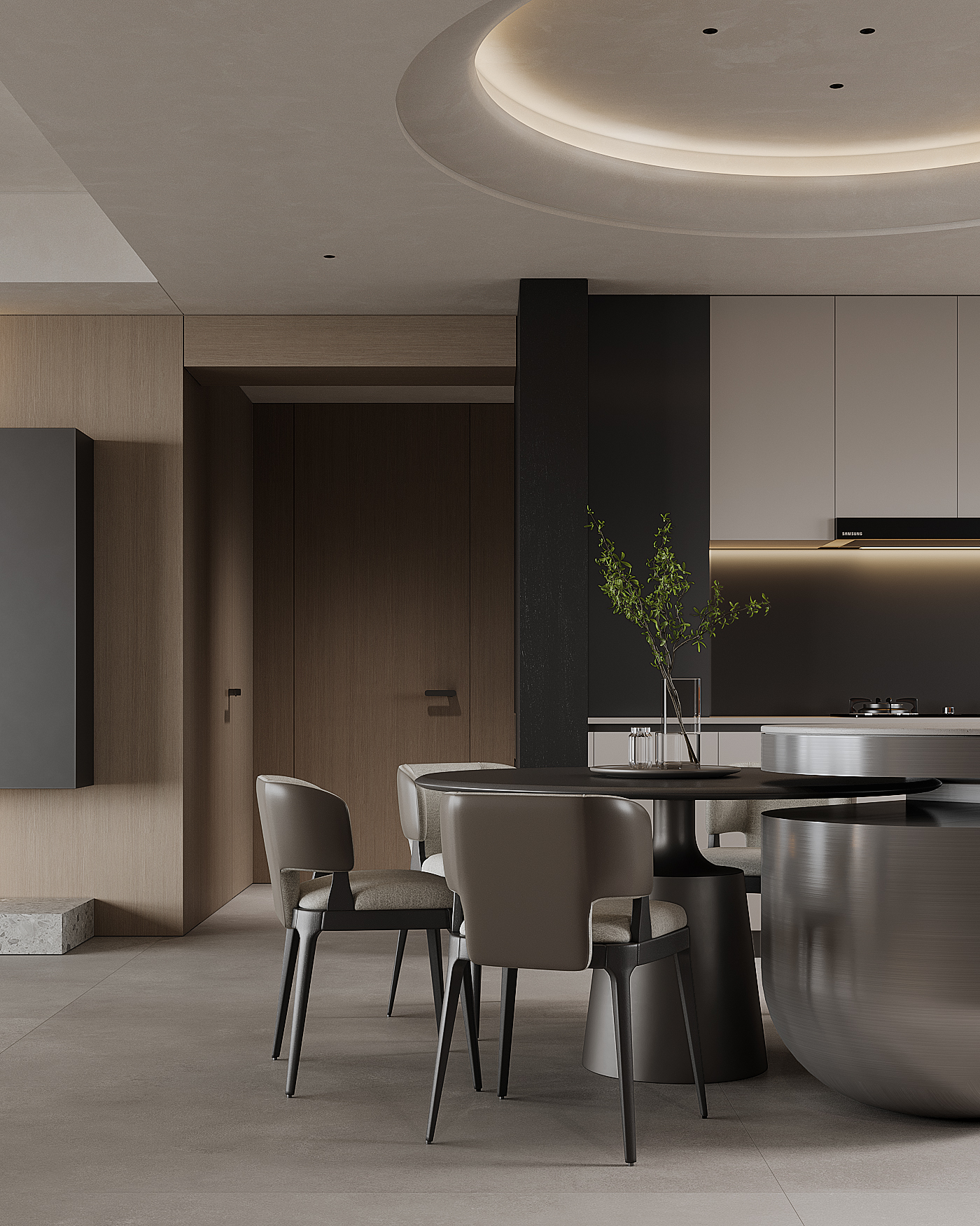 黑白灰的家丨末舍设计-3