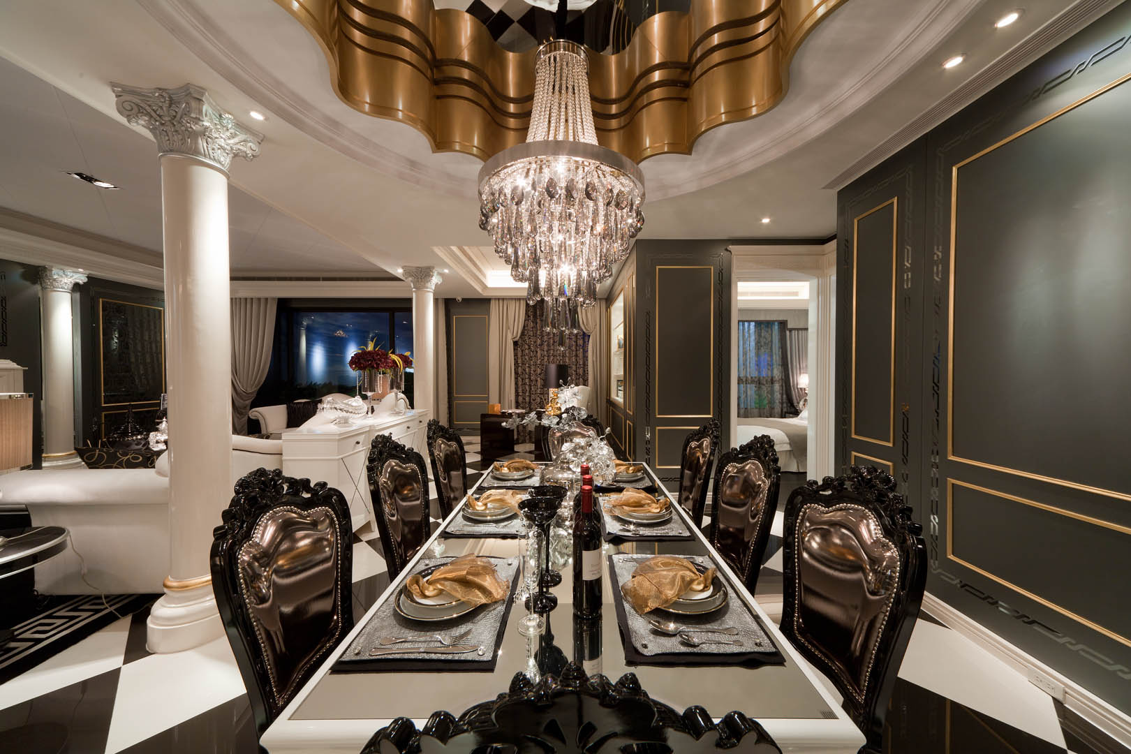 玄武设计_中央公园豪华样板房-2-5