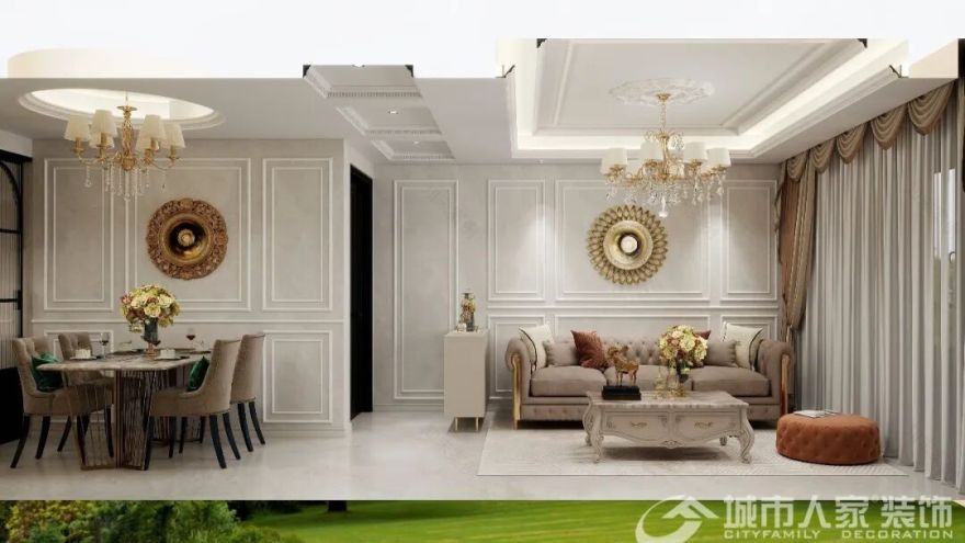 城市人家||翡丽郡府117平方,欧式奢华的空间演绎-19