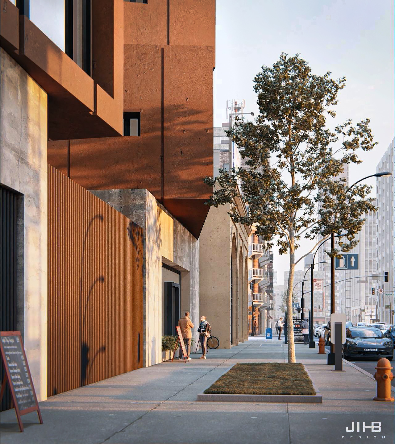 街道办公楼 LUMION 渲染-18