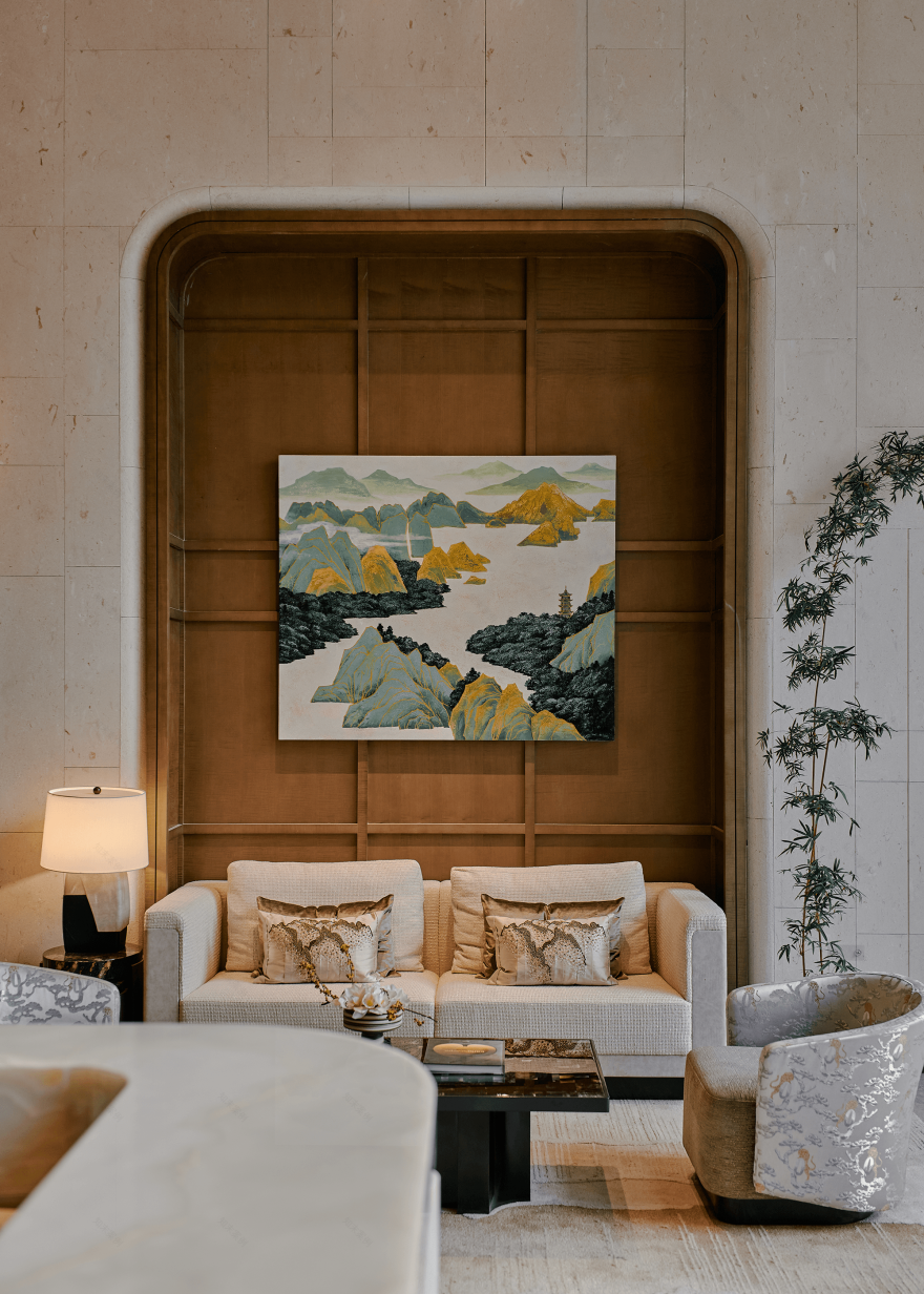 浙江越秀运河樾售楼处丨中国杭州丨集艾设计褚震团队(空间),集艾设计汪丽团队(软装)-28