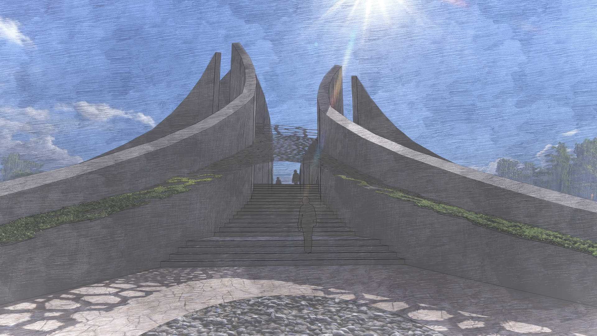 救赎之门（纪念馆）丨埃及亚历山大丨亚历山大大学美术学院-17