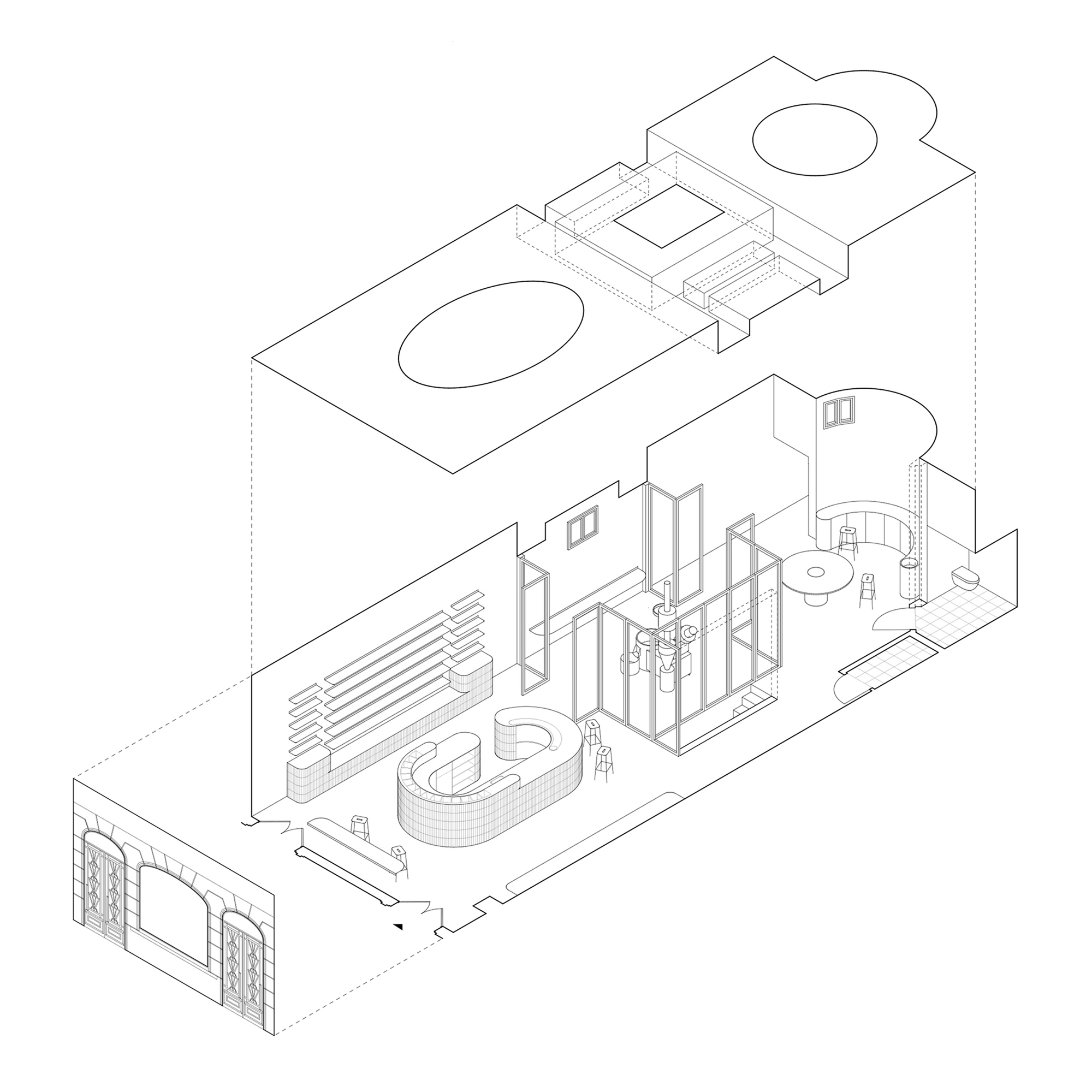 安巴萨咖啡店丨法国丨OAR,Office Abrami Rojas-12