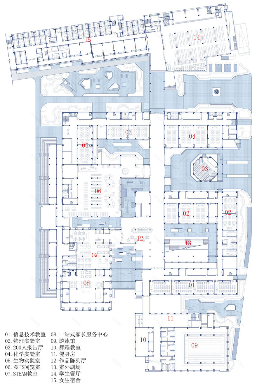 河南安阳振中学校丨中国安阳丨象外营造工作室-69