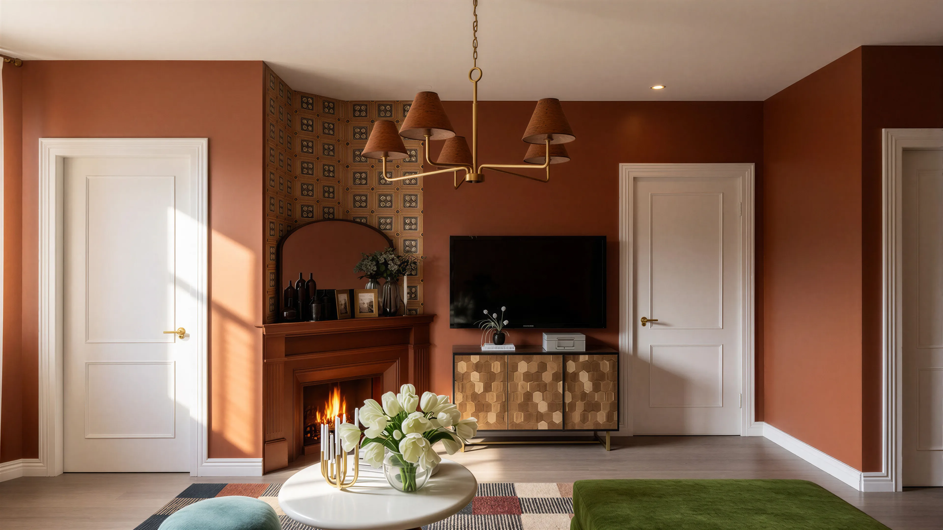 Eclectic Living Room-5