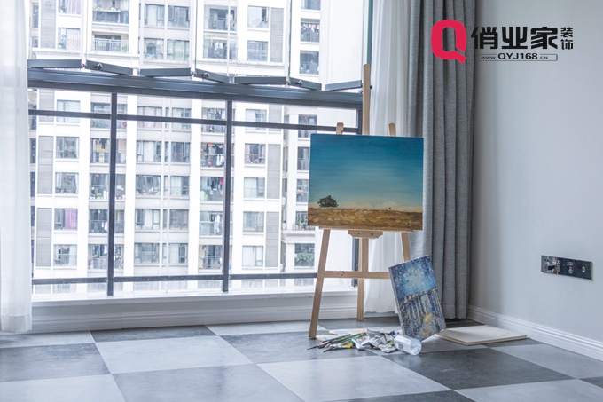 重庆半山华府74平|三居室|现代风格|实景案例-12