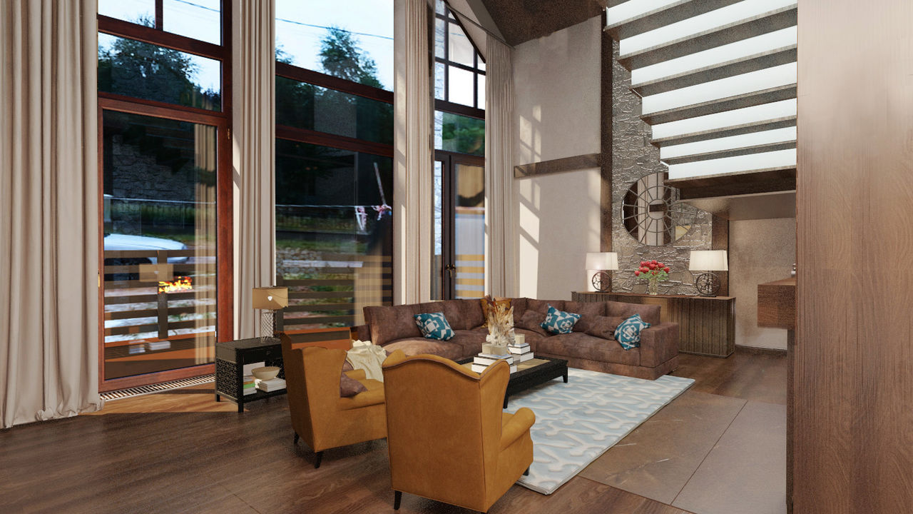 570㎡斯堪的纳维亚与北俄风格项目丨ARXY工作室-18