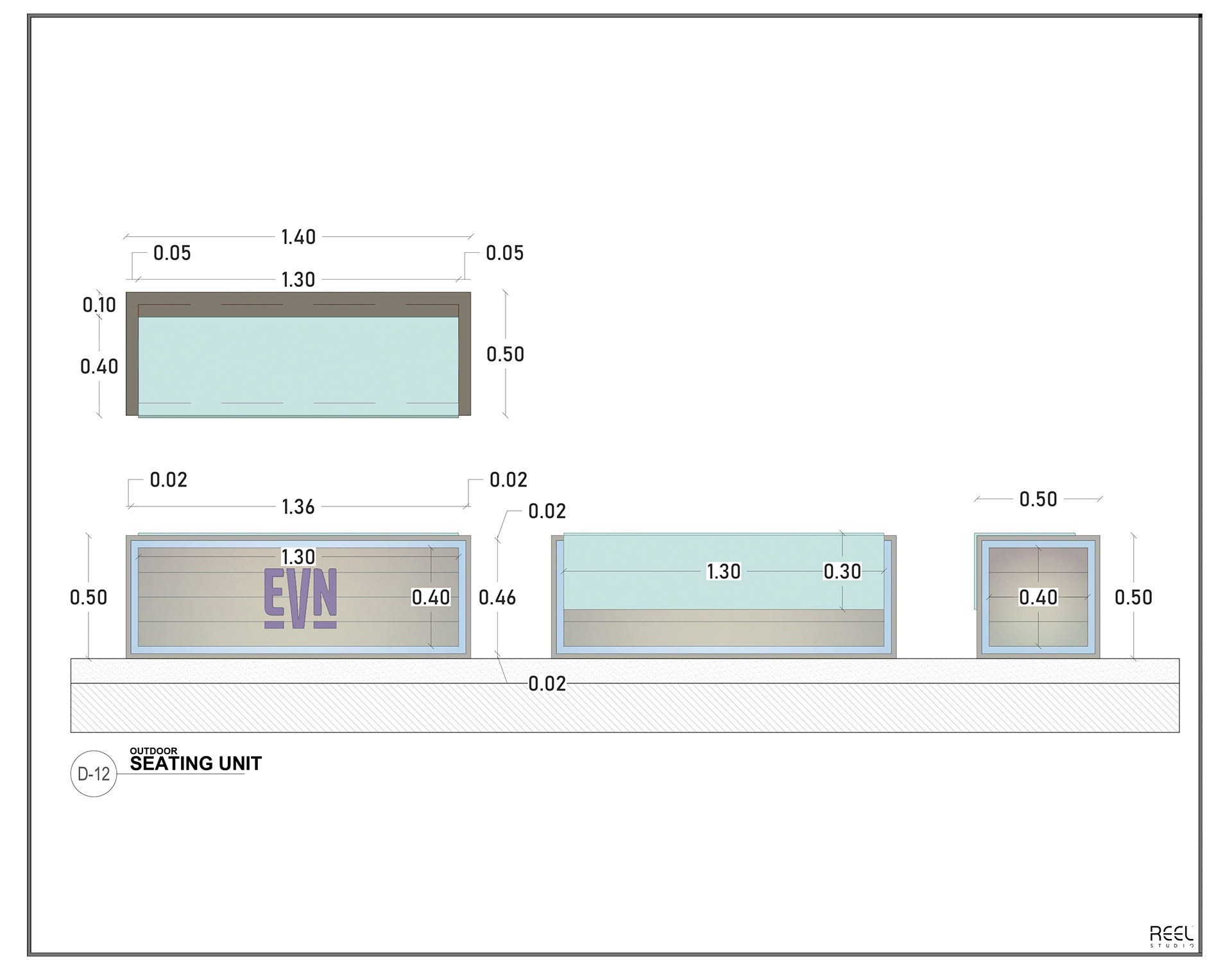 咖啡厅与餐厅施工图纸丨Reel Studio-3